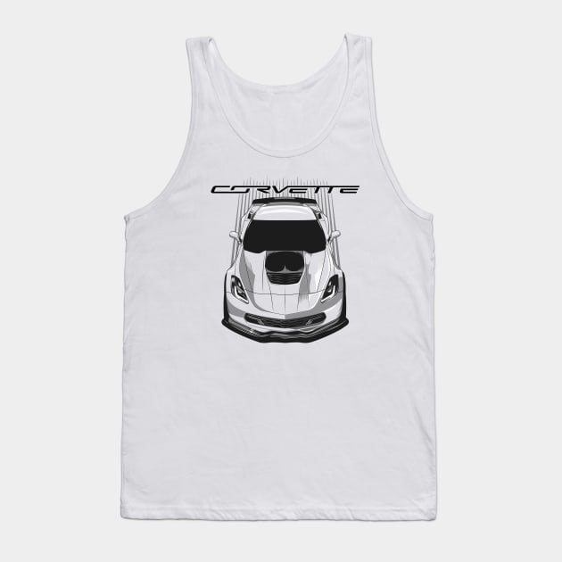 Corvette C7 Z06 - Dark Transparent/Multi Color Tank Top by V8social